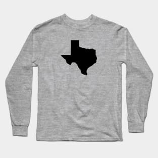 Black Texas Long Sleeve T-Shirt